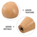 Classic Beer Barrel Faucet Handle Wooden Tap Replacement for Home Bars