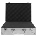 Plated Aluminum Metal Toolbox with Sponge Lining, Storage Case for Easy Transport and Organization