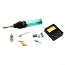 Butane Gas Soldering Iron Cordless Welding Torch Pen Tool Kit + Accessory Set