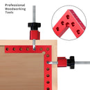 90 Degree Positioning Squares, Right Angle Clamps 5.5" x 5.5"(14 x 14cm) Aluminum Alloy Woodworking Carpenter（4 Pack)