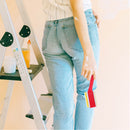 3Pcs Professional Wall Paint Edger Brush with Plastic Handle for Trim Edges