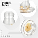 10 Pairs Silicone Earring Backs, 18K Gold Transparent Earring Backs Replacements for Heavy Earrings, Hypoallergenic and Comfortable