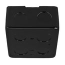 Durable Black Floor Outlet Cover, Iron, Safe and Versatile for Tools