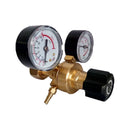 Brass Pressure Regulator Water Pressure Regulator with Gauge for Argon Carbon Dioxide