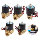 Solenoid Valve Normally Closed Compatible with Air Water Inert Gas Low Viscosity Fluids Multiple Choices