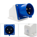 16A 240V 3Pin Waterproof Connector Plug Socket Industrial Power Connector IP44