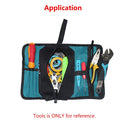 Tools Organizer Bag with Pockets Oxford Cloth Bag for Electricians Woodworkers Storage T-Drill Bits Cordless Electric Wrenches Carving Knives Tape Measure Utility Knife