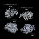 4mm Bullet Terminal Connector Male & Female Waterproof Jacket with Insulation Sheath 200 Count
