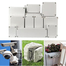 ABS Junction Box Electrical Project Enclosure Box Protection IP67 Waterproof White 110×80×45mm