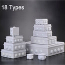 Junction Box Waterproof Durable Electrical Project Enclosure Opening Hole/Reserved Hole Multiple Sizes