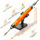 USB Portable Wireless/Plug-in Dual-Mode Soldering Iron: 3s Fast Heating up to 450℃, 3 Temp Settings, Type-C Powered – Your Ideal Tool for Electronic Repairs!(3-head black gear)