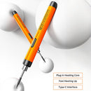 USB Portable Wireless/Plug-in Dual-Mode Soldering Iron: 3s Fast Heating up to 450℃, 3 Temp Settings, Type-C Powered – Your Ideal Tool for Electronic Repairs!(3 gray gears)