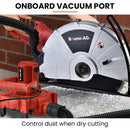 BAUMR-AG 2400W Electric Concrete Saw 355mm Demolition Cutter Wet Dry Demo Tool Circular Cutting