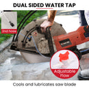 BAUMR-AG 3500W 350mm/14" Electric Concrete Demolition Cut-Off Saw, Wet and Dry Cutting, Diamond Blade, Vacuum Port, 15A Plug