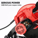 BAUMR-AG 2400W 355mm 14" Abrasive Metal Chop Saw Cut Off Machine, Soft Start, 45 Degree Mitre