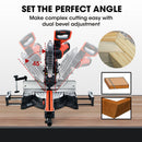 BAUMR-AG 305mm Compound Mitre Saw Dual Bevel Sliding Drop Saws 2200W