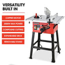 Baumr-AG 2000W 254mm Corded Table Saw with Stand, Extendable, Laser Guide