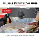 BAUMR-AG 2000W 350mm 14" Brick & Masonry Table Saw, Electric Tile Concrete Cutting, with Stand