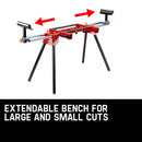Baumr-AG Mitre Saw Stand Universal Adjustable Portable Drop Saw Bench Table
