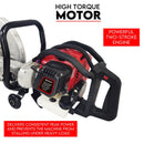75CC Petrol Demolition Saw Concrete Cut Off Wet Demo Cutter Road Brick 350MM
