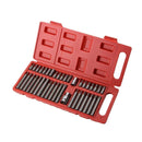 40pc Allen Hex Key Set Socket Bit 3/8 1/2 Drive Long Deep Torx Star Spline