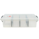 Compartment Storage Container Removable Dividers Clear Craft Tool Box