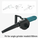 2in1 Angle Grinder Blow Dryer Suction Converter Power Tool Accessories Kit