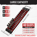 Portable Socket Storage Rack Tool Rack Socket Tool Organizer Garage Workshop