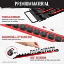 Portable Socket Storage Rack Tool Rack Socket Tool Organizer Garage Workshop