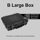 2 Sizes Plastic Equipment Box Portable Power Storage Customized Watch Toolbox - A Small Box