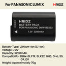 Hridz BLK22 Battery and Dual charger pack for Panasonic DMW-BLK22 LUMIX DSLR - combo-pack