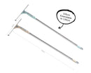 Bulk 12 Stainless Steel Extendable Window Squeegee 30x135cm 2 Asst