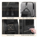Tactical Tool Pouch Organizer - Heavy Duty Oxford Cloth - Compact MOLLE Utility Bag with Adjustable Shoulder Strap for EDC Small Hand Tools and Outdoor Gear - 12 Inch Black
