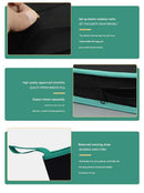 Large Size Black Multi-Purpose Canvas Tool Bag - Durable Oxford Fabric with Zippered Compartments - Professional Organizer for Mechanics, Electricians, DIY Enthusiasts