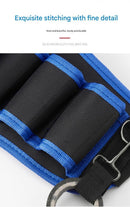 Blue Professional Oxford Cloth Tool Waist Bag –Tool Belt, Multifunctional Work Belt, Men's Robust, Adjustable Tool Belt - Heavy-Duty 600D Waterproof for Electricians, Mechanics & Construction Workers