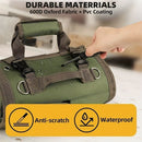 Khaki Multi-Purpose 600D Oxford Cloth Roll-Up Tool Organizer Bag – Heavy-Duty Waterproof & Anti-Scratch Organizer for Electricians, Mechanics & Automotive Use-Duty Oxford Fabric - Multi-Pocket Storage for Electricians, Mechanics & DIY Enthusiasts