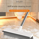 Home Closed Room Dust Cleaning Essentials Bundle - Sunflower pattern Waterproof Apron, White Long Handle Floor Scrubber Brush,Orange 3L Pressure Sprayer - Multi Purpose Household Kit for Kitchen, Bathroom and Garden Care