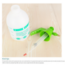 Home Closed Room Dust Cleaning Essentials Bundle - "LOVE" letter pattern Waterproof Apron, White Long Handle Floor Scrubber Brush,Orange 2L Pressure Sprayer - Multi Purpose Household Kit for Kitchen, Bathroom and Garden Care