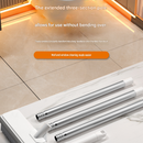 Home Closed Room Dust Cleaning Essentials Bundle - Sunflower pattern Waterproof Apron, White Long Handle Floor Scrubber Brush,Orange 2L Pressure Sprayer - Multi Purpose Household Kit for Kitchen, Bathroom and Garden Care