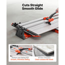 1000 mm Manual Tile Cutter, Upgraded Sliding Head Cutting Tool with Spring-Loaded Base, Angle Fence, Tungsten Carbide Cutting Wheel, Alignment Guide, for DIY Pros, Ceramic, Floor & Wall Tiles