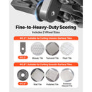 1200 mm Manual Tile Cutter, Upgraded Rail and Sliding Head, Precision Alignment Guide, Tungsten Carbide Cutting Wheel, Support Legs with Swivel Wheels, for DIY Pros, Ceramic, Floor & Wall Tiles