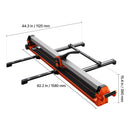 1200 mm Manual Tile Cutter, Upgraded Rail and Sliding Head, Precision Alignment Guide, Tungsten Carbide Cutting Wheel, Support Legs with Swivel Wheels, for DIY Pros, Ceramic, Floor & Wall Tiles