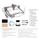 Laser Engraver, 10W Output Laser Engraving Machine, 15.7" x 15.7" Large Working Area, 10000mm/min Movement Speed, Compressed Spot with Eye Protection, Laser Cutter for Wood, Metal, Acrylic