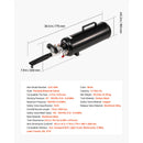 Portable Tire Bead Seater, 2.1 Gal / 8 L Air Bead Blaster, Handheld Tire Inflator Tool, 87-116 PSI Operating Pressure, Trigger Seating Inflator for Car, Compact SUV, Light Truck, E-Bike, RV, ATV