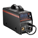 MIG Welder, 160A Synergic Mig Welding Machine, 4-in-1 Gas MIG/Flux Core MIG/Stick/Lift TIG Multi-Process Welder Machine with IGBT Inverter Technology and LCD Screen Display