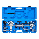 9-Way Slide Hammer Puller Set, 15PCS Front Wheel Hub Bearing Remover & Rear Wheel Axle Hub Dent Shaft Puller Tool Kit, Axle Bearing Puller Tool Kit and Slide Hammer Remover Set with Carry Box