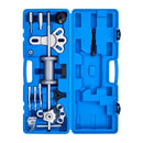 9-Way Slide Hammer Puller Set, 15PCS Front Wheel Hub Bearing Remover & Rear Wheel Axle Hub Dent Shaft Puller Tool Kit, Axle Bearing Puller Tool Kit and Slide Hammer Remover Set with Carry Box