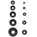 15 Ton Hydraulic Knockout Punch Kit, 1/2" to 4" Conduit Hole Cutter Set, KO Tool Kits with Puncher 10 Piece, Metal Sheet Driver Tools, For Aluminum, Brass, Stainless Steel, Fiberglass and Plasti