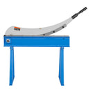 800mm Manual Hand Plate Shear for Metal Sheet Processing, Benchtop Cutter with Q235 Material, for Crafts Thick Steel Crafting, Heavy Duty Roll Press Machine for Builders, DIY Enthusiasts