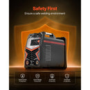 TIG Welder, 205A 3-In-1 Welding Machine (Large LED Display)- DC TIG/DC Pulse TIG/MMA(Stick), Electric Welder with IGBT Inverter High-Frequency Start
